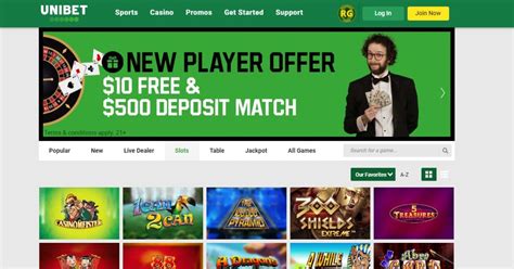 unibet casino free slots.